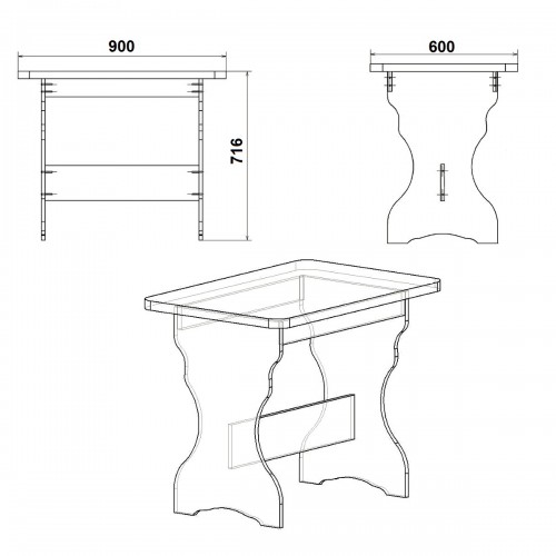 Кухонний стіл Компанит КС-2