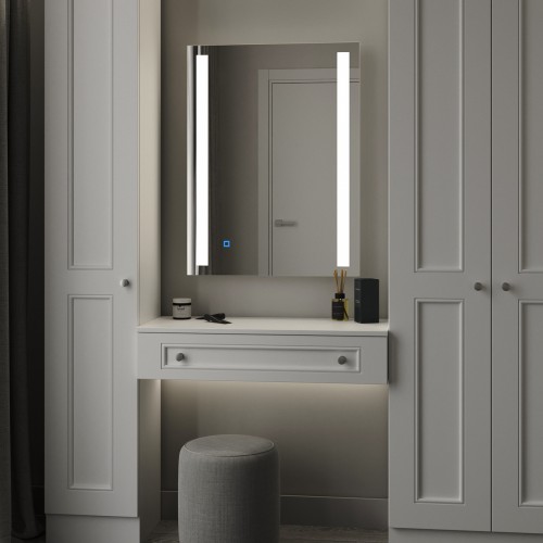Зеркало Верона ал. Корпус, кнопка Moreli