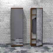 Шафа з дзеркалом FlashNika Loft ПЛ-17 60