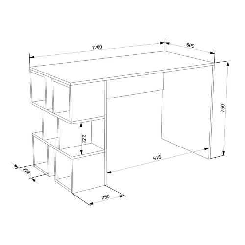 Компьютерный стол FlashNika LEGA 24