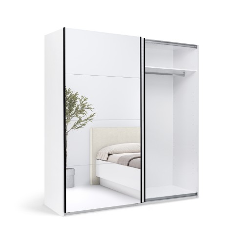 ШКАФ-КУПЕ Мила Miromark 2,0х2,1м (*Дверь Глянец Белый*)