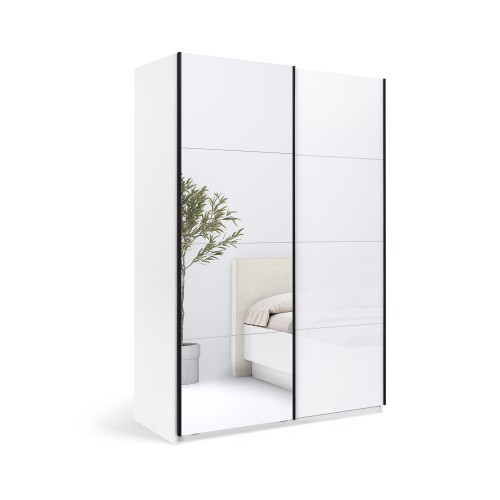 ШКАФ-КУПЕ Мила Miromark 1,5х2,1м (*Дверь Глянец Белый*)