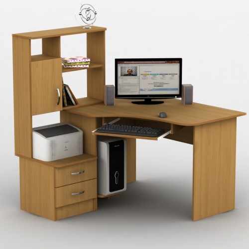 Компьютерный стол Тиса-01 Классик ТИСА-мебель