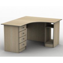 Письменный угловой стол СПУ-6 140x140 Бюджет ТИСА-мебель