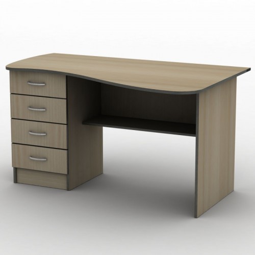 Письменный угловой стол СПУ-9 120x75 Бюджет ТИСА-мебель