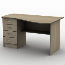 Письменный угловой стол СПУ-9 140x75 Бюджет ТИСА-мебель
