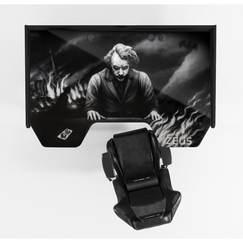Геймерский стол Geroy с аэрографией Joker Zeus