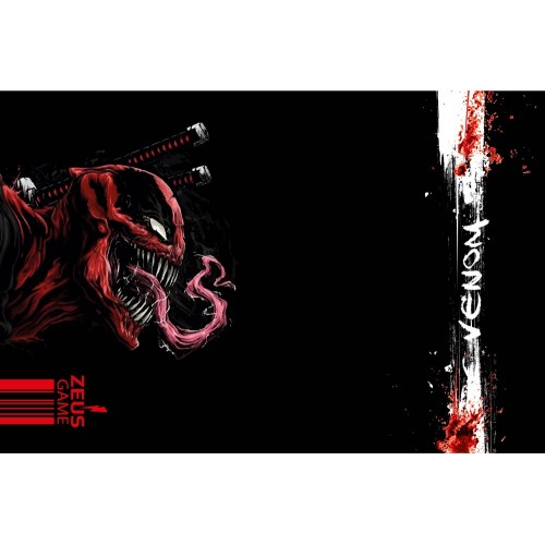 Геймерський стіл з фотодруком Venom Zeus