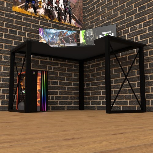 Геймерський кутовий стіл Rasin Loft-20