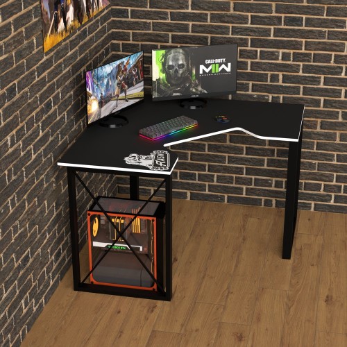 Геймерський кутовий стіл Rasin Loft-20