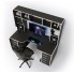 Игровой геймерский эргономичный стол с надстройкой Viking-3S Zeus
