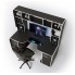 Игровой геймерский эргономичный стол с надстройкой Viking-4S Zeus