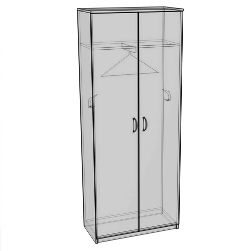 Шкаф для одежды Gamma Style ШО-3 80х35х180
