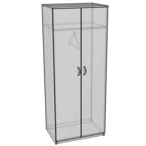 Шкаф для одежды Gamma Style ШО-6 60х55х180