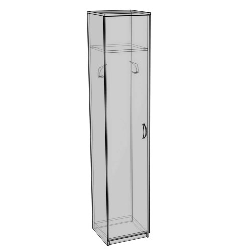 Шкаф для одежды Gamma Style ШО-1 30х55х180
