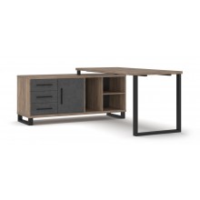 Угловой стол Омега 1Д3Ш с приставкой Мебель-Сервис