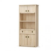 Книжный шкаф Валенсия 4Д1Ш Мебель-Сервис