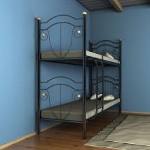 Двоярусне ліжко ліжко Діана Метал-дизайн