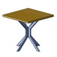Стол обеденный Фолд 80х80 Металл-дизайн