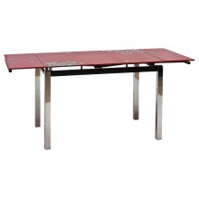 Стіл розкладний GD-017 110 (170) x74 червоний Signal-k