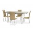 Стіл розкладний GD-017 110 (170) x74 темний беж Signal-k