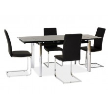 Стіл розкладний GD-020 120 (180) x80 чорний Signal-k