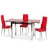 Стіл розкладний GD-082 80 (131) x80 червоний Signal-k
