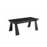 Стіл Arnold Ceramic 180(240)x90 Wic dark grey мат/чорний каркас Signal-k
