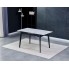Стіл Berlin Ceramic 111(140)x75 білий глянець Signal-k