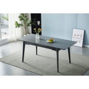 Стіл Berlin Ceramic 140(180)x80 сірий мат Signal-k