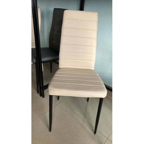 Стілець DC-105 чорний/екошкіра бежева Signal-k