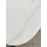 Стол Sanremo Ceramic 140(180)x80 белый эффект мрамора/белый глянец Signal-k