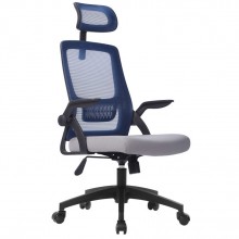 Офісне крісло Claus сірий+синій Signal-k